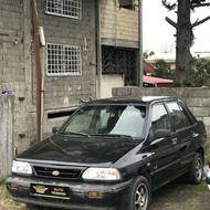 پراید 87 مشکی دولکه رنگ