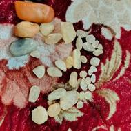 تعدادی سنگ عقیق اصل و درنجف و در حسینی اصل تکی هم فروش دارم