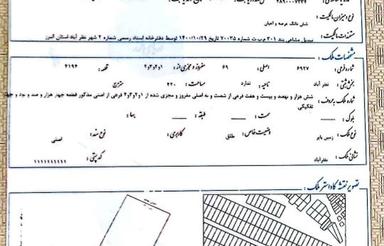 زمین شهرک الهیه نظرآباد420متری سند تک برگ