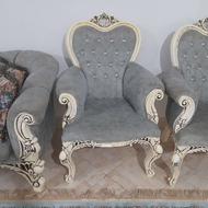 مبل 7 نفره ، 1 سه نفره و 4 تا تک