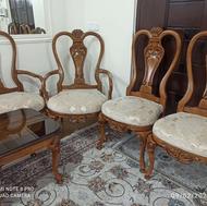 مبل چپندر یازده نفره سالم بدون فرو رفتگی و شکستگی پارچه ترک