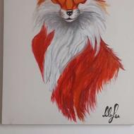 تابلو نقاشی کار دست زیبا و هنری مخصوص دیزاین های شیک