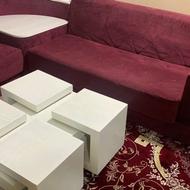 مبل ال ب همراه جلومبلی