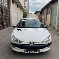 پژو 206 سفید تیپ 2 مدل 91