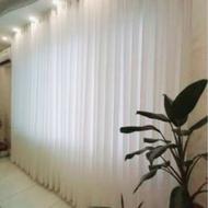 پرده سفید یازده متری جنس خوب نوی نو