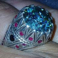 انگشترنقرموزانایت