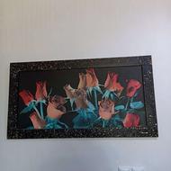 تابلو گل رز در حد نو
