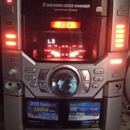 ظبط پاناسونیک 5دی وی دی خوروبلوتوث داروفلش ورمخور