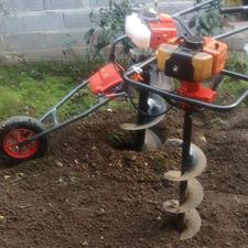 چاله کنی با دستگاه