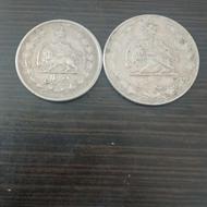 سکه رضا شاه پنج و دو ریالی
