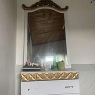 میز ارایش همراه با دو عدد کشو