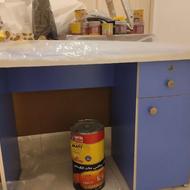 میز تحریر آبی