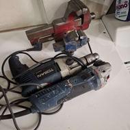 گیره رومیزی مینی فرز بوش دریل توسن پتک