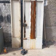 فروش درب اهنی 2لنگه سالم