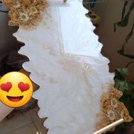 سینی دست‌ساز رزینی