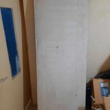 درب سرویس خام چوبی