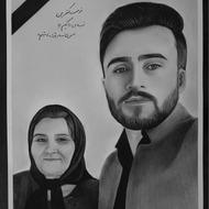 طراحی چهره سیاه قلم