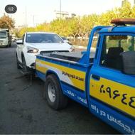 راننده نیسان یدک کش چرخگیر