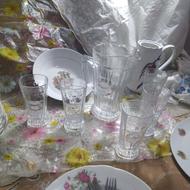 ظروف چینی و شیشه ای و...