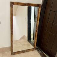 آینه قدی قاب چوبی