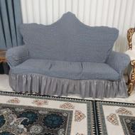 کاور مبل پاراچی پفکی رنگ طوسی