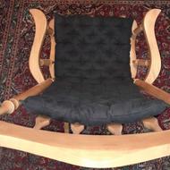 صندلی راک چوبی