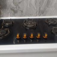 گاز رومیزی شیشه ای