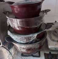 سرویس قابلمه 8پارچه چدن گرانیت فردوس کالا