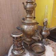 ست کامل سماور و بخاری علاالدین و لمپا