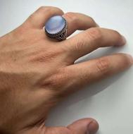 انگشتر نقره عقیق سوسنی اصل