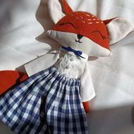 عروسک روباه پارچه ای 30سانتی