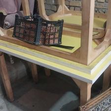 میز چوبی 5عدد