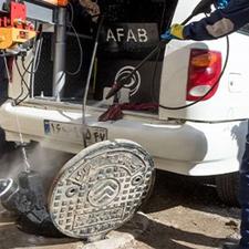 استخدام کارگر ساده ویدئومتری فاضلاب