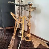 قلیان برنجی دو عدد