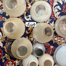 شیشه و حباب لوستر و چراغ سقفی