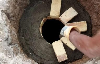 حفره چاه اب وفاضلاب