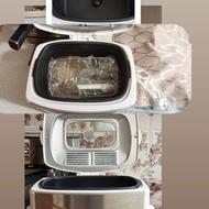 سرخ کن با روغن یه مرغ بزرگ جا میشه داخلش نو هستش برق نزدم