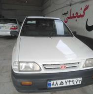 پراید مدل87 بیرنگ در حد خشک پارس86دوگانه کارخانه 206مدل 83