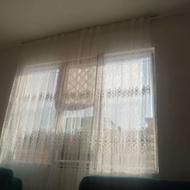 پرده خامه دوزی گل برجسته خارجی