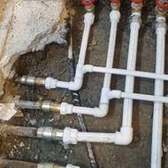 لوله کشی تعمیرات نشت یابی توالت فرنگی کاشی