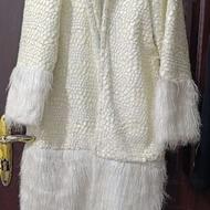 مانتو سفید سایز 37/38