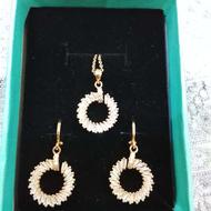 ست ژوپینگ گوشواره وزنجیر