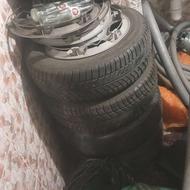 رینگ و لاستیک 15 پارس با قالپاق فابریک