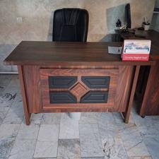 حراج میزمدیری وصندلی کیف چرمی پرده مخمل