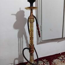 قلیان چوبی طعم دوسیب شلیل