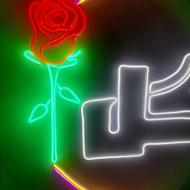 تابلو گل فروشی