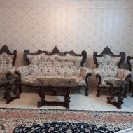 مبل استیل 9نفره چوبی باکیفیت عالی