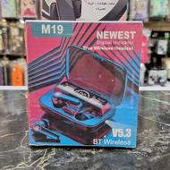 هندزفری بلوتوثی ام19 M19 پاوربانک چراغ قوه ایرپاد