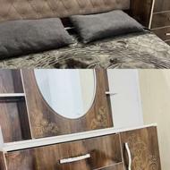 تخت خواب و کشو دراور