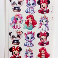 برچسب فانتزی وزیبا درطرحهای متنوع